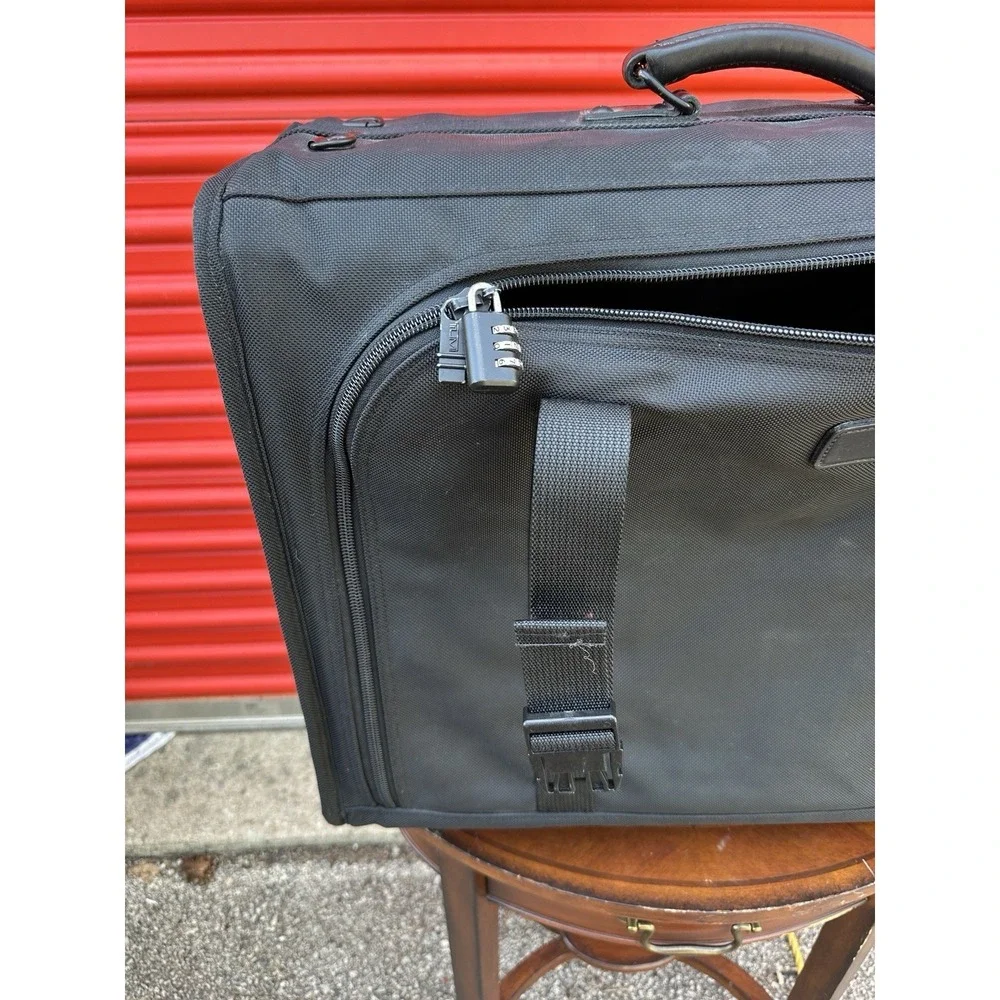 TUMI Garment Bag Carry-On Black Ballistic Nylon USA Made Luggage